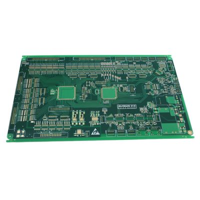 التردد العالي التحول السريع النموذج الأول للوحة PCB الخلفية حفر إمكانية 0.15mm
