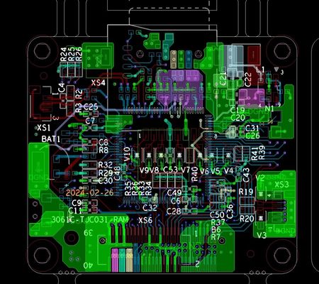 لوحة الدوائر المتعددة الطبقات الدقيقة مع الحد الأدنى من خلال الثقب 0.15 ملم و 0.1 ملم